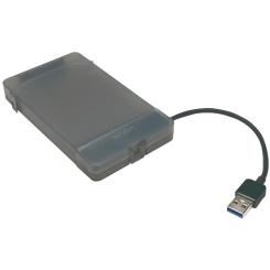 LogiLink AU0037 Speicherlaufwerksgehäuse 2.5 Zoll HDD / SSD-Gehäuse Grau 