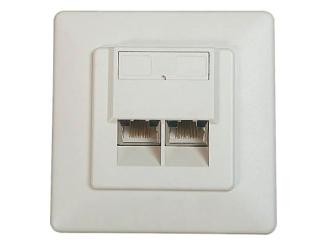 Modular Auf- u. Unterputzdose CAT5e 