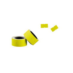 Etiketten gelb  21 x 12 gerade 