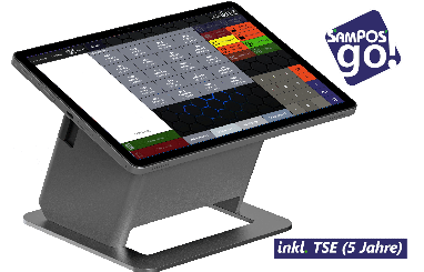 SamPOS go! Paket L Pro (Falcon 2 inkl. 80mm Dock) 