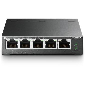 TP-Link TL-SG1005P Metall mit 4 PoE-Ports 